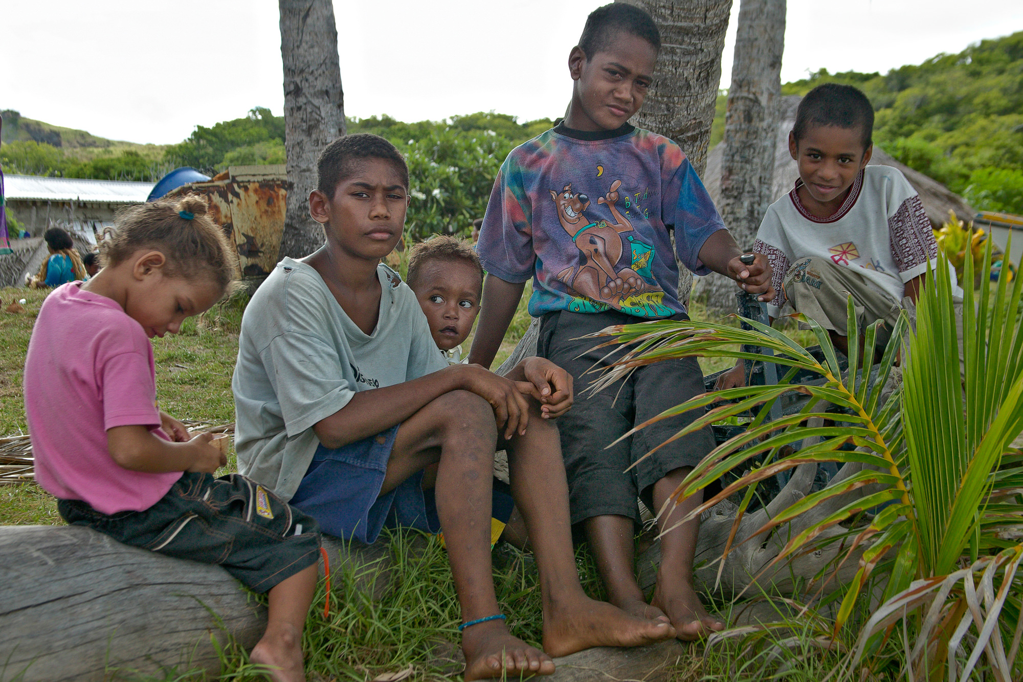 Jugend auf Yasawa Insel